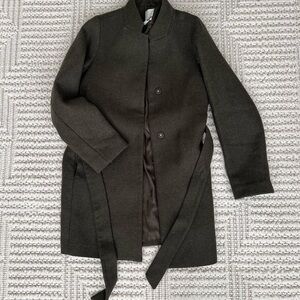 H&M Olive Green Winter Wool Coat